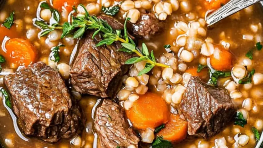 Gordon Ramsay Beef Barley Soup