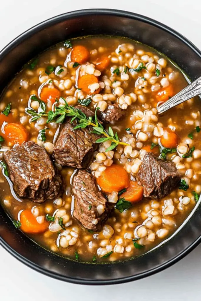Gordon Ramsay Beef Barley Soup