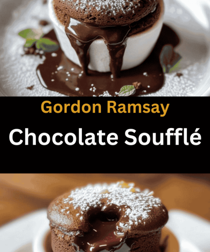 Gordon Ramsay Chocolate Soufflé