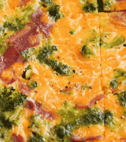 Broccoli Cheddar Egg Casserole