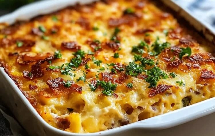 easy Hashbrown and Spinach Breakfast Casserole recipe