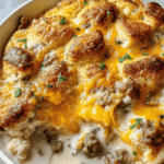 Easy Sausage Gravy Breakfast Casserole Recipe