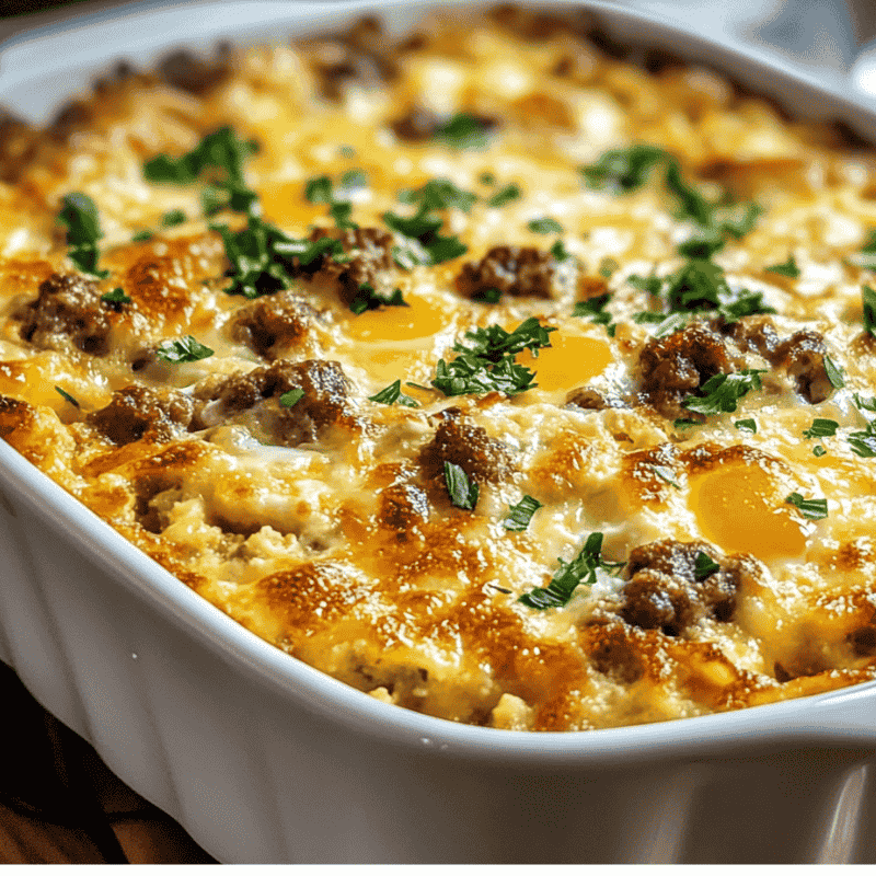 Sausage and Egg Breakfast Casserole