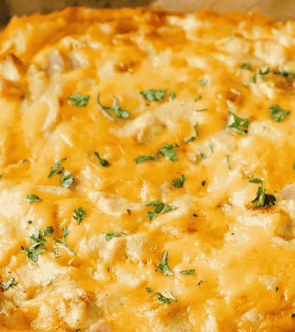 Easy Ham and Cheese Breakfast Casserole recipe