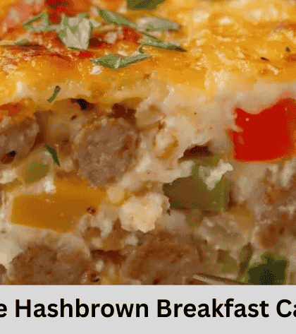 Sausage Hashbrown Breakfast Casserole