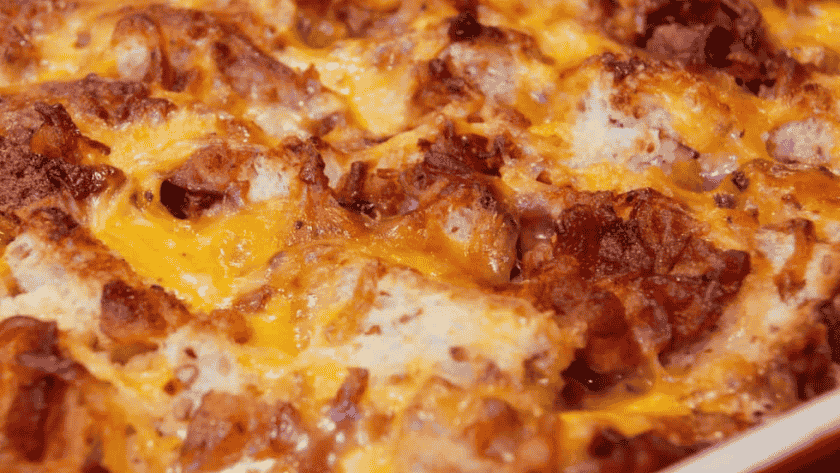Bacon, Egg, and Cheese Casserole