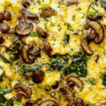 Spinach and Mushroom Breakfast Casserole