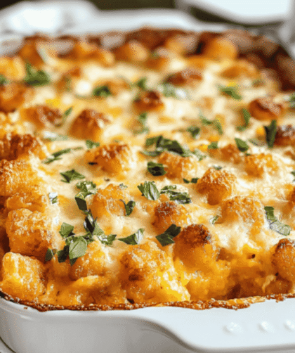 Tater Tot Breakfast Casserole recipe