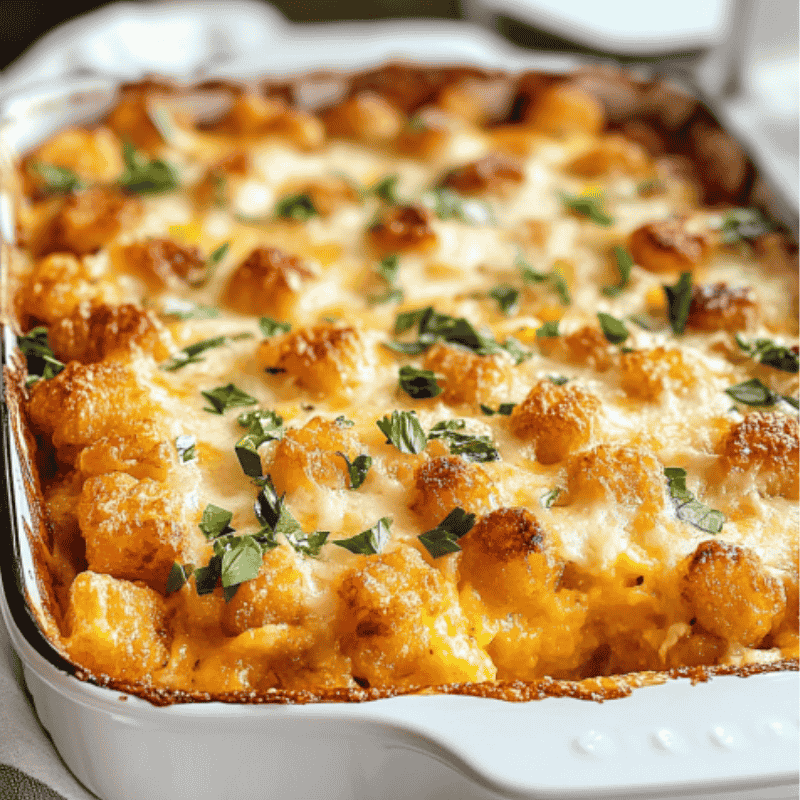 Tater Tot Breakfast Casserole recipe