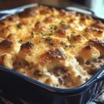 Breakfast Casserole with Biscuits and Hashbrowns