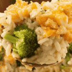 Baked Cheesy Broccoli Rice Casserole
