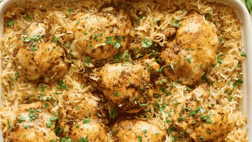 Best Baked Chicken and Rice Casserole 