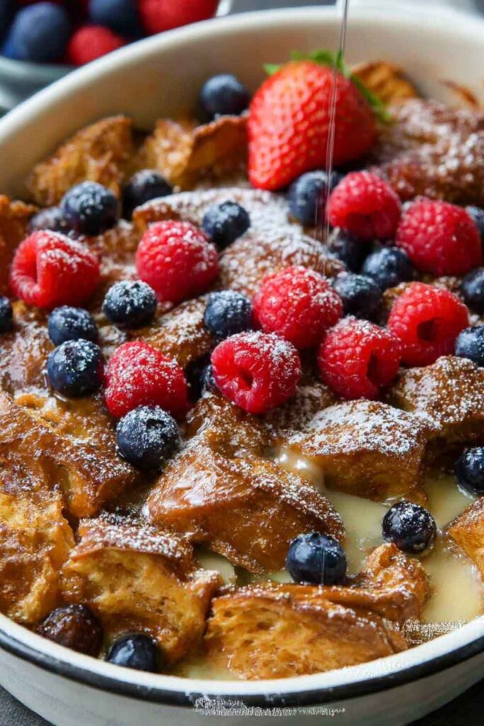 Blueberry French Toast Casserole recipe