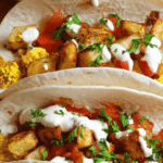 Cheesy Breakfast Tacos