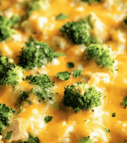 Cheesy Chicken Broccoli Casserole