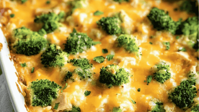 Cheesy Chicken Broccoli Casserole