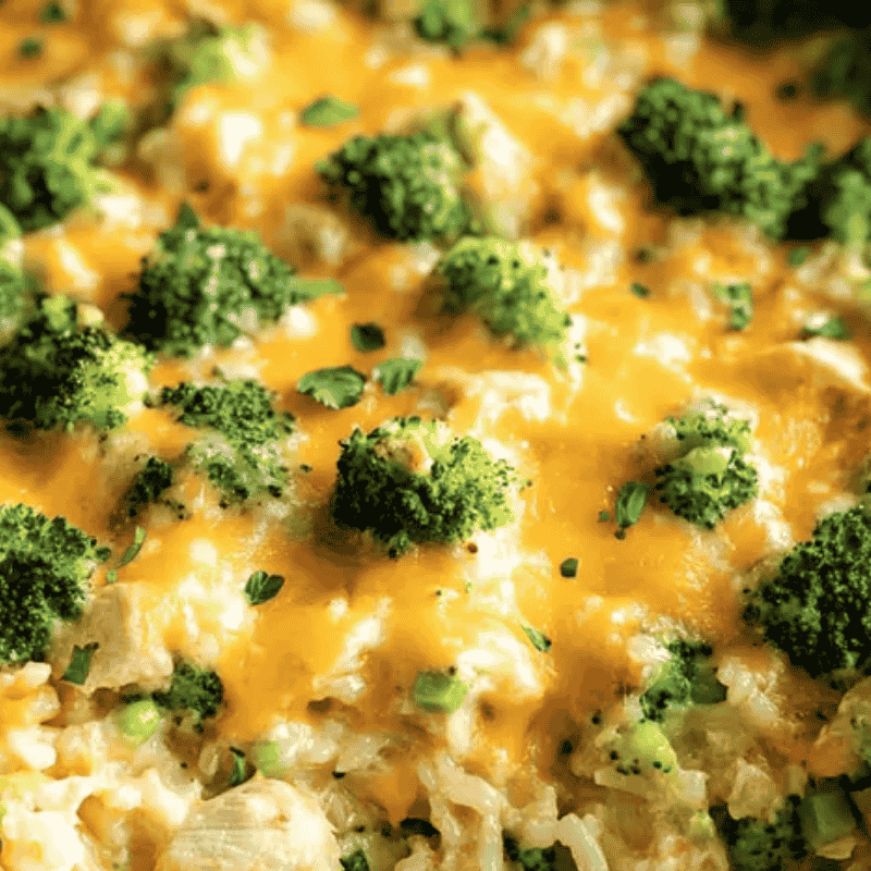 Cheesy Chicken Broccoli Casserole