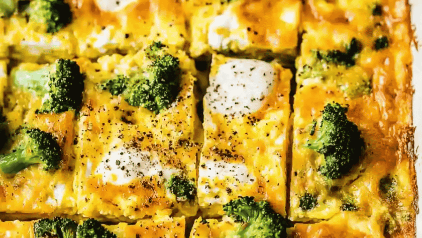 Egg, Greek Yogurt & Veggie Bake