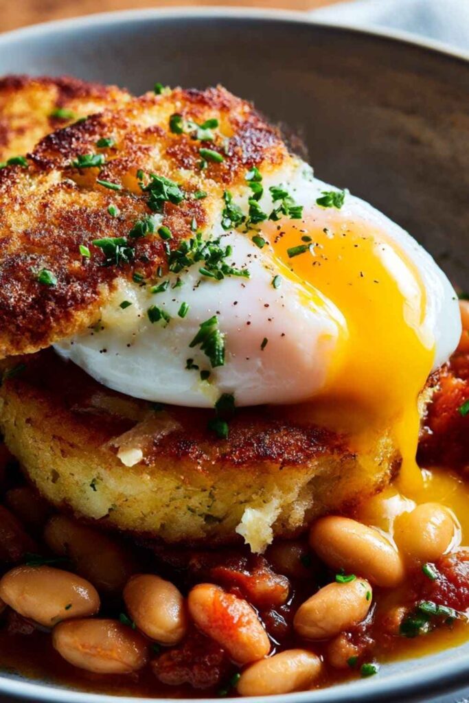 Gordon Ramsay Easy Beans and Potato Cakes recipe