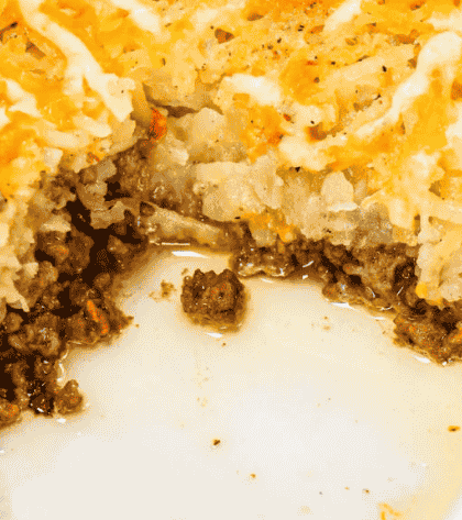 Ground Beef and Hashbrown Casserole