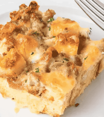 Overnight Egg and Cheese Casserole