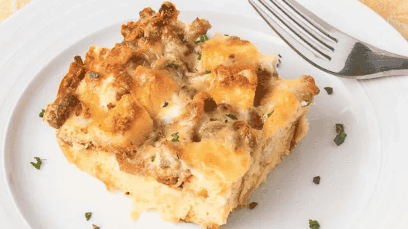 Overnight Egg and Cheese Casserole