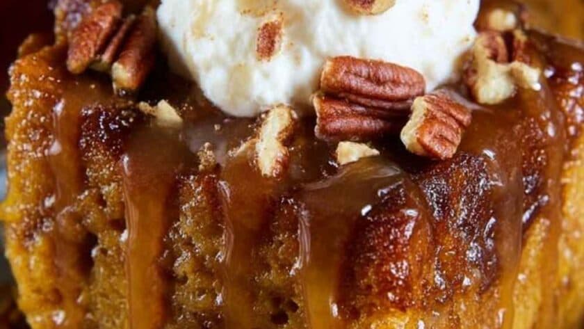 Pumpkin Bread Pudding