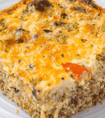 Sausage, Egg & Cottage Cheese Casserole