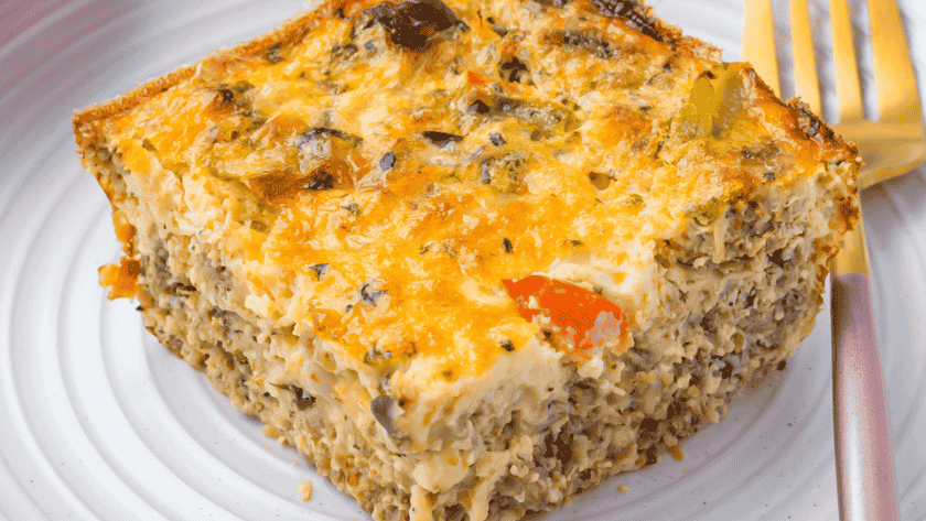 Sausage, Egg & Cottage Cheese Casserole
