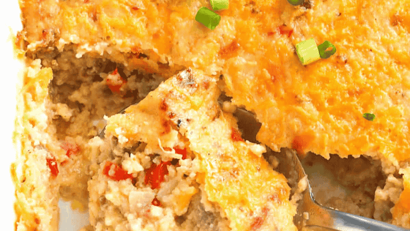 Southern Grits Breakfast Casserole