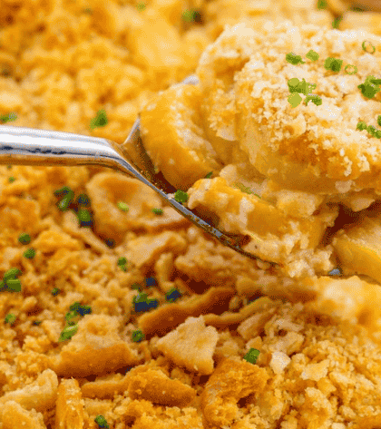 Squash Casserole with Ritz Crackers