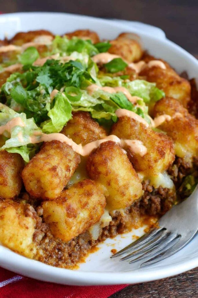 Tater Tot Hamburger Casserole