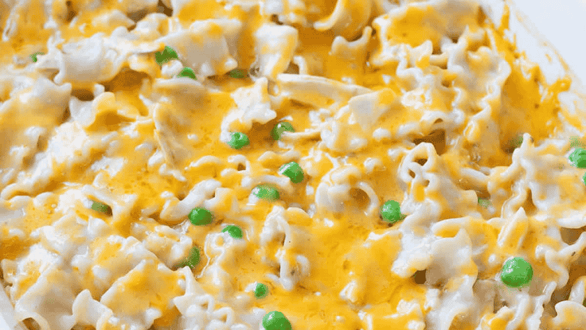 Tuna Casserole with Cream of Mushroom Soup recipe