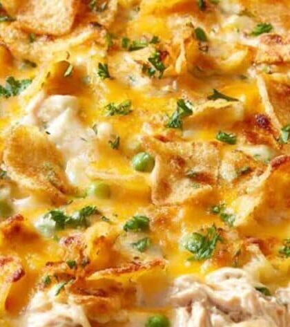 Tuna Casserole with Egg Noodles recipe