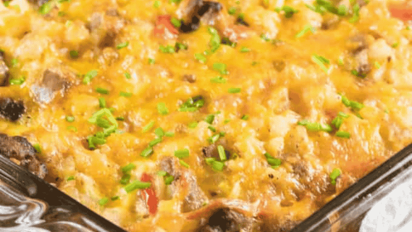 Turkey Sausage Breakfast Casserole