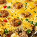 Turkey Sausage and Egg White Casserole