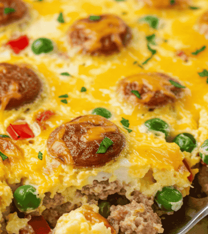 Turkey Sausage and Egg White Casserole