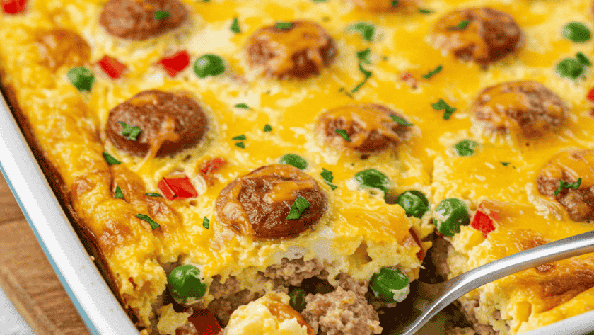 Turkey Sausage and Egg White Casserole
