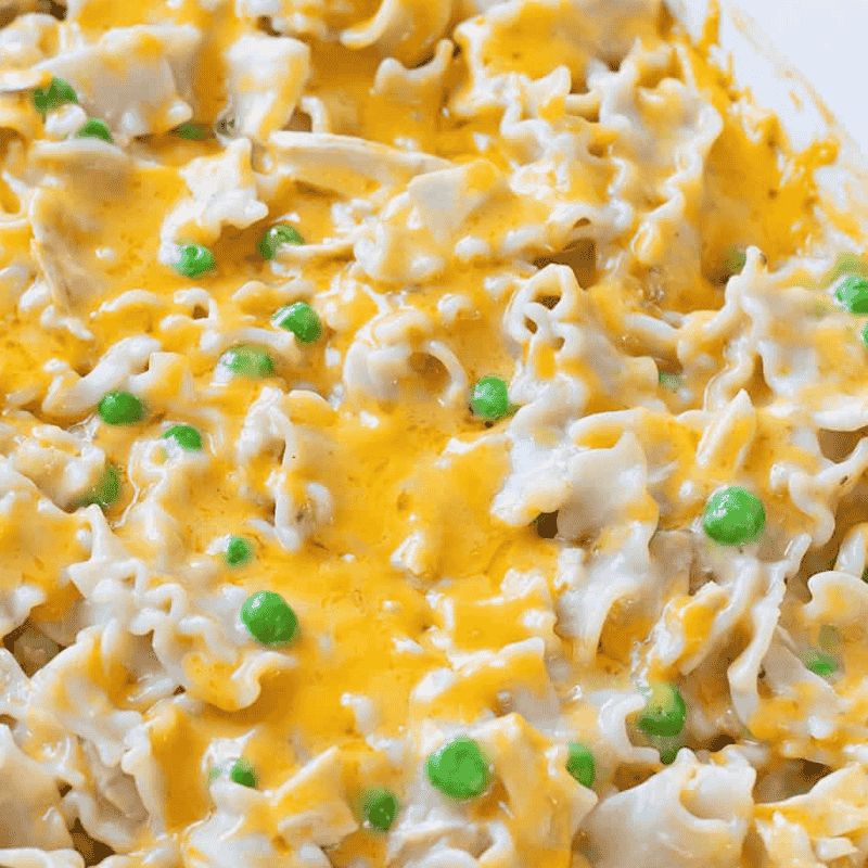 Tuna Casserole with Cream of Mushroom Soup