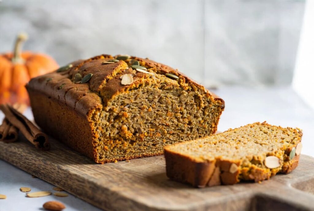 Gluten-Free Pumpkin Bread with Almond Flour