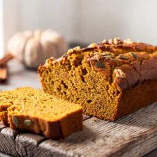 Gluten Free Vegan Pumpkin Bread Recipe