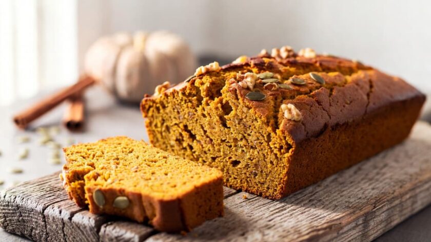 Gluten Free Vegan Pumpkin Bread