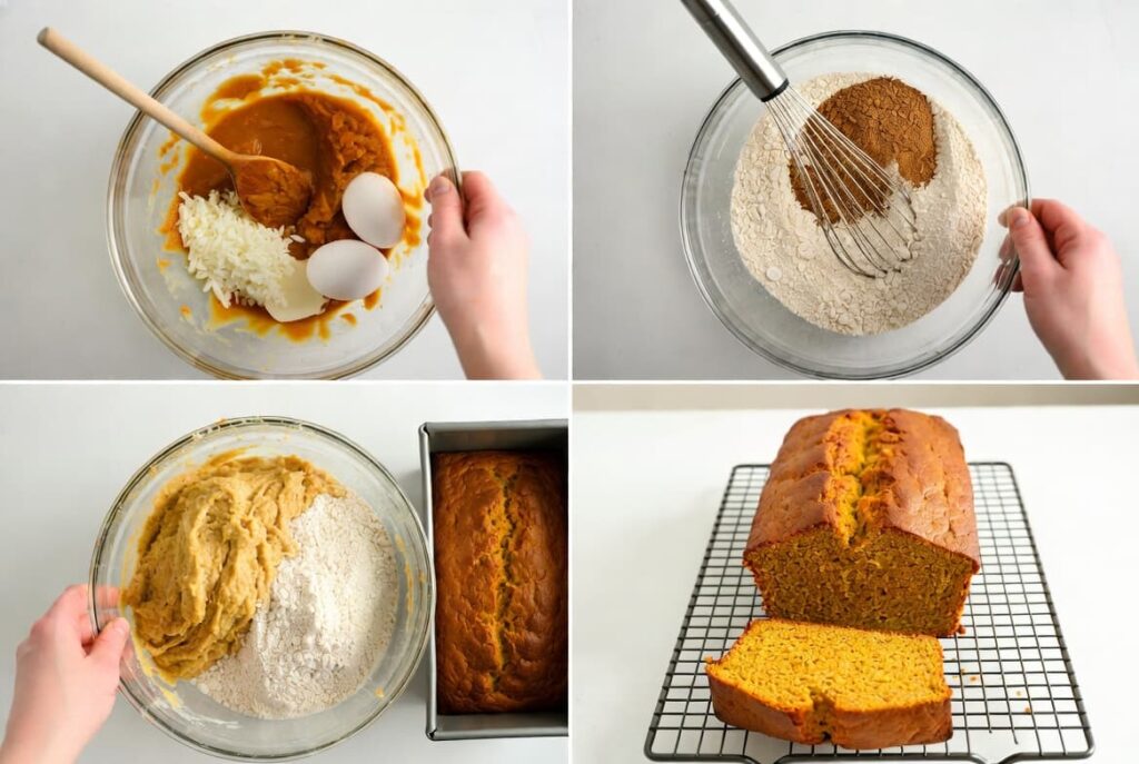 Libby’s Pumpkin Bread prepration