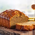 Moist Honey Glazed Pumpkin Banana Bread