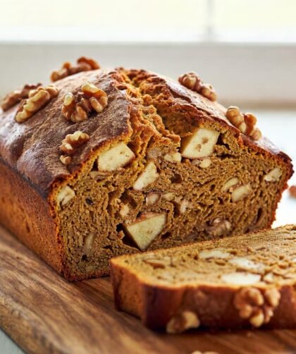 Pumpkin Apple Walnut Loaf
