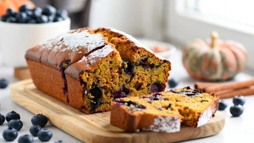 Pumpkin Blueberry Bread recipe