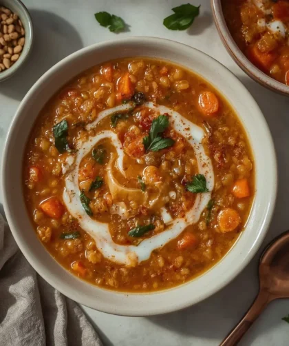 Arabic Lentil Soup (Shorbat Adas)