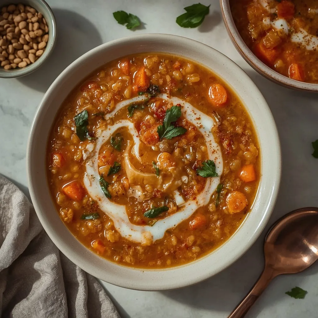 Arabic Lentil Soup (Shorbat Adas)