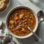 Cabbage and Red Lentil Soup