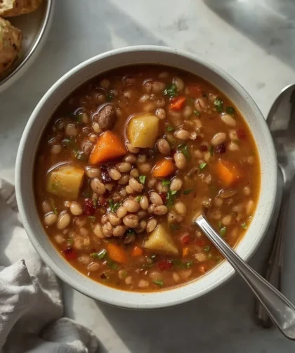 Cabbage and Red Lentil Soup